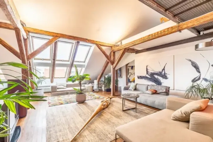 Unique 221m2 apartment in the historical district of Zagreb, Croatia