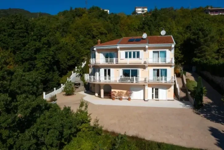 Villa with sea view in a quiet location in Opatija, Croatia