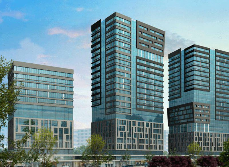 Apartments in a residential complex near main highways in Istanbul, Turkiye