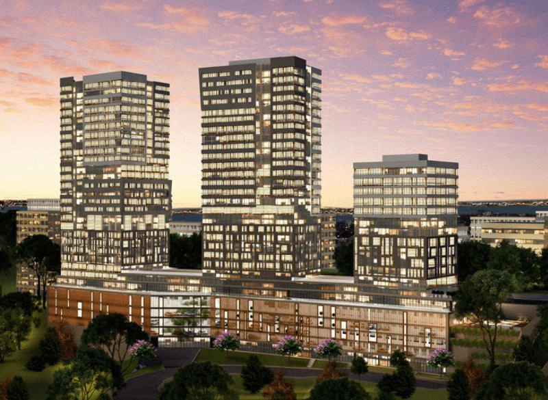 Apartments in a residential complex near main highways in Istanbul, Turkiye