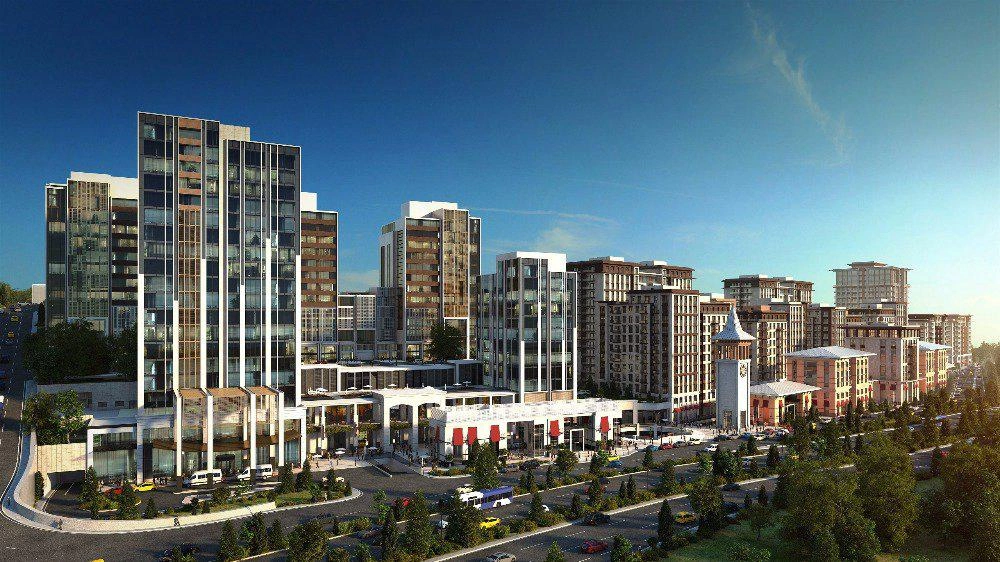 Apartments in a modern residential complex in Beyoglu, Istanbul, Turkiye