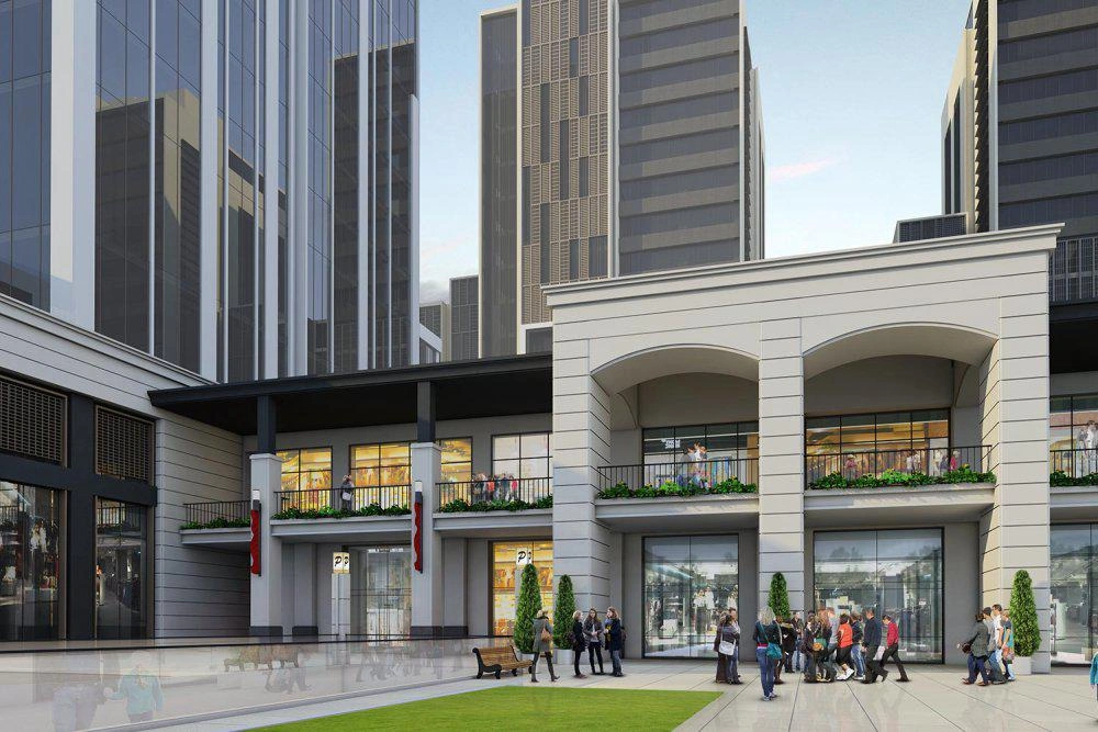 آپارتمانها در یک مجتمع مسکونی مدرن در بیاوغلو، استانبول، ترکیه