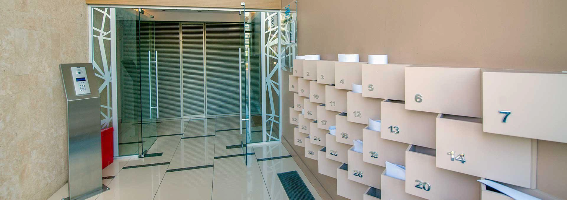 Apartments in a residential complex near Çamlıca Tower in Umraniye, Istanbul, Turkey