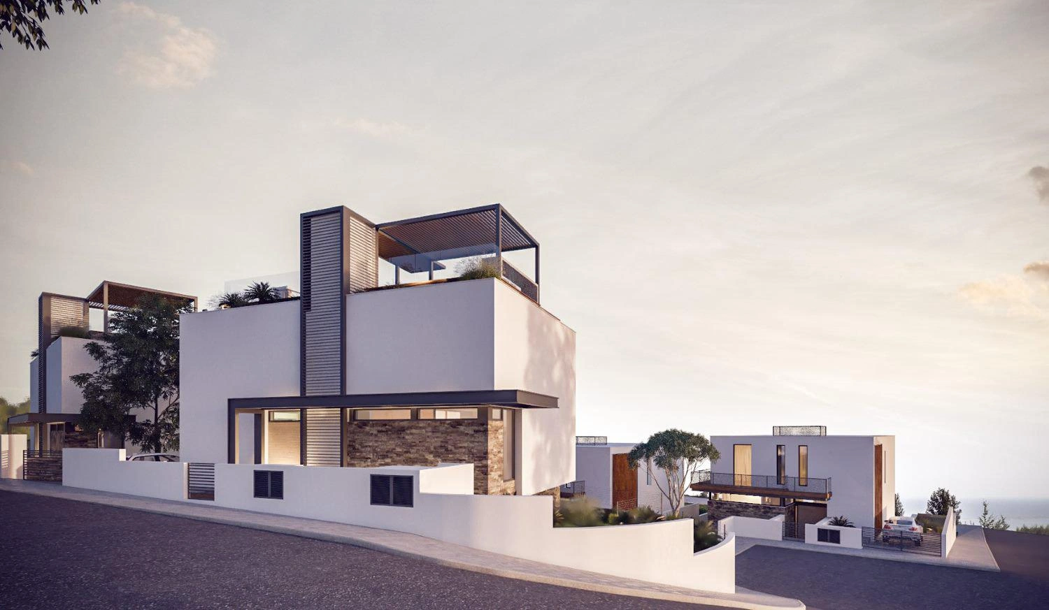 فلل في كيسونيرغا، بافوس، قبرص