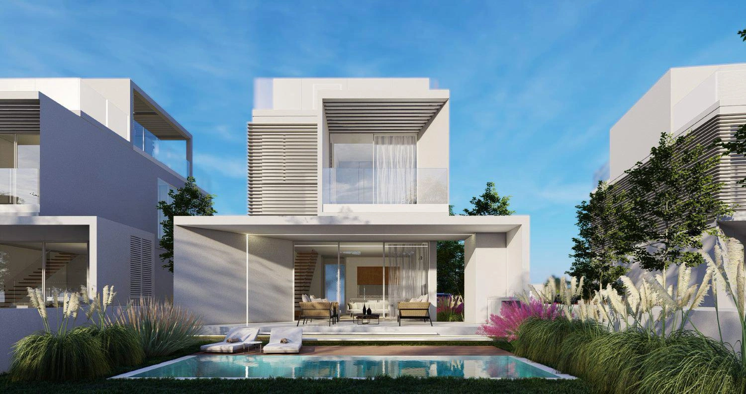 पाफोस, साइप्रस में रिहायशी परिसर के विला