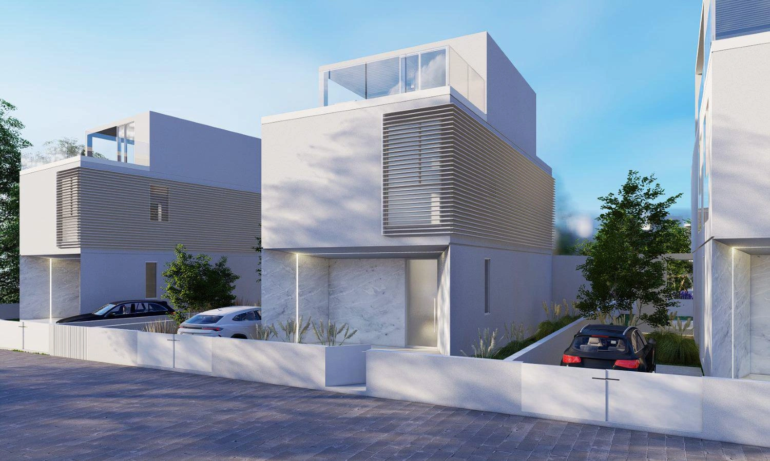 पाफोस, साइप्रस में रिहायशी परिसर के विला