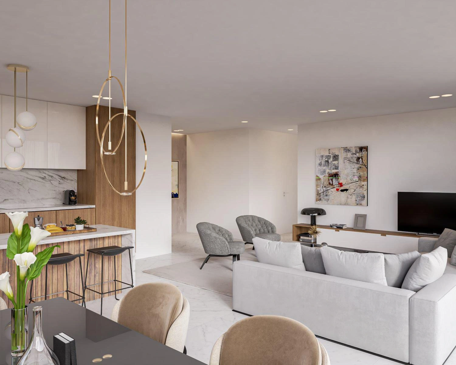 पाफोस, साइप्रस में रिहायशी परिसर के विला