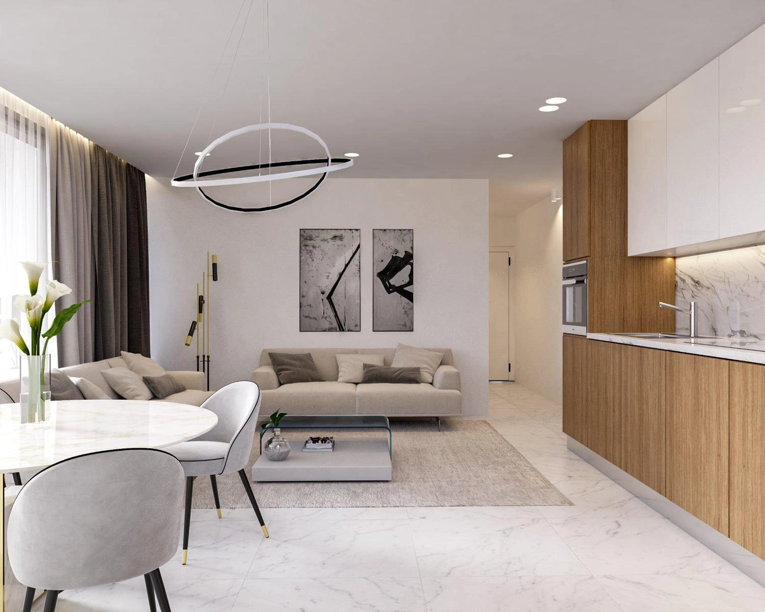 पाफोस, साइप्रस में रिहायशी परिसर के विला