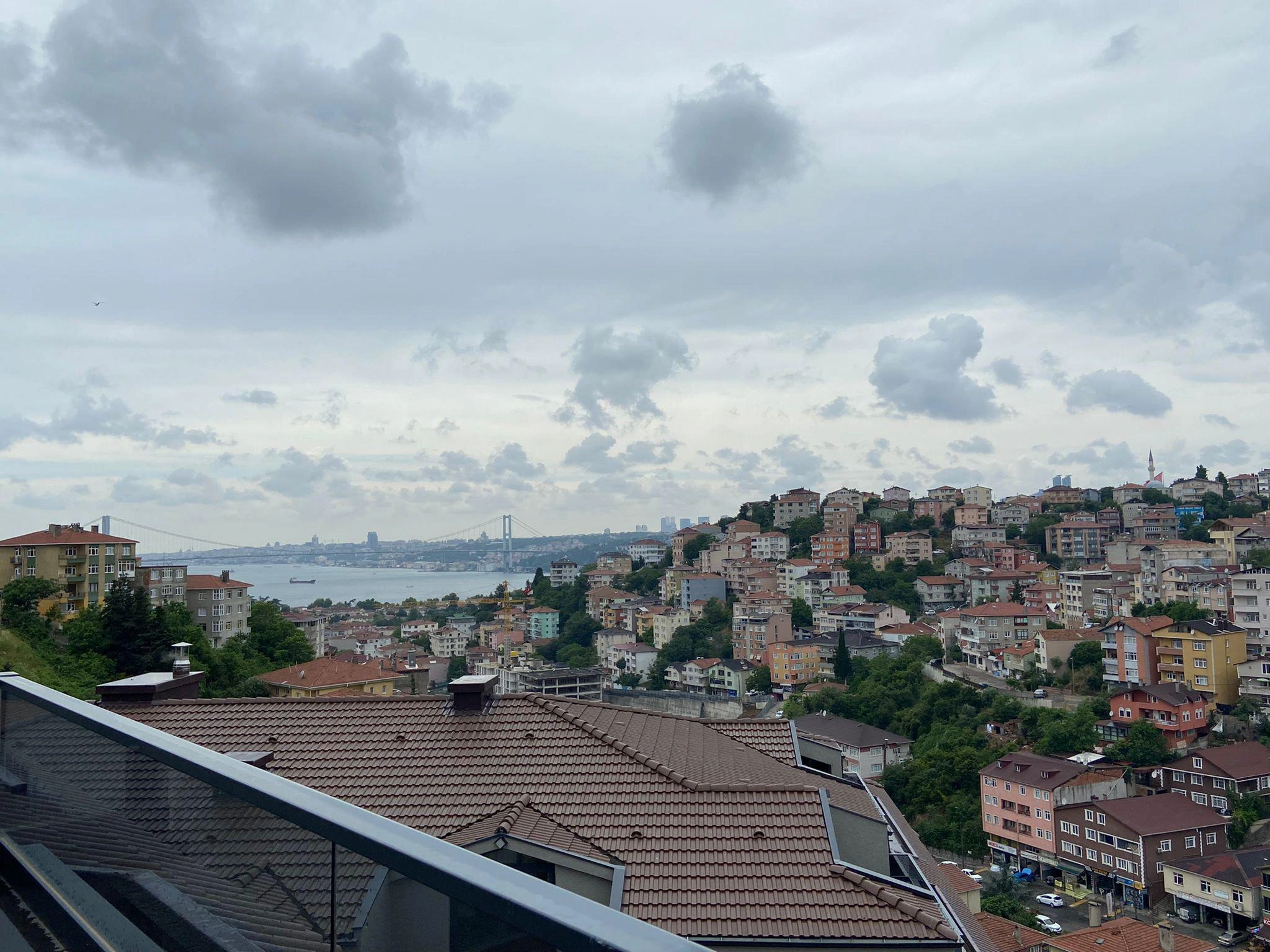Apartments in a modern residential complex in Üsküdar, Istanbul, Turkey