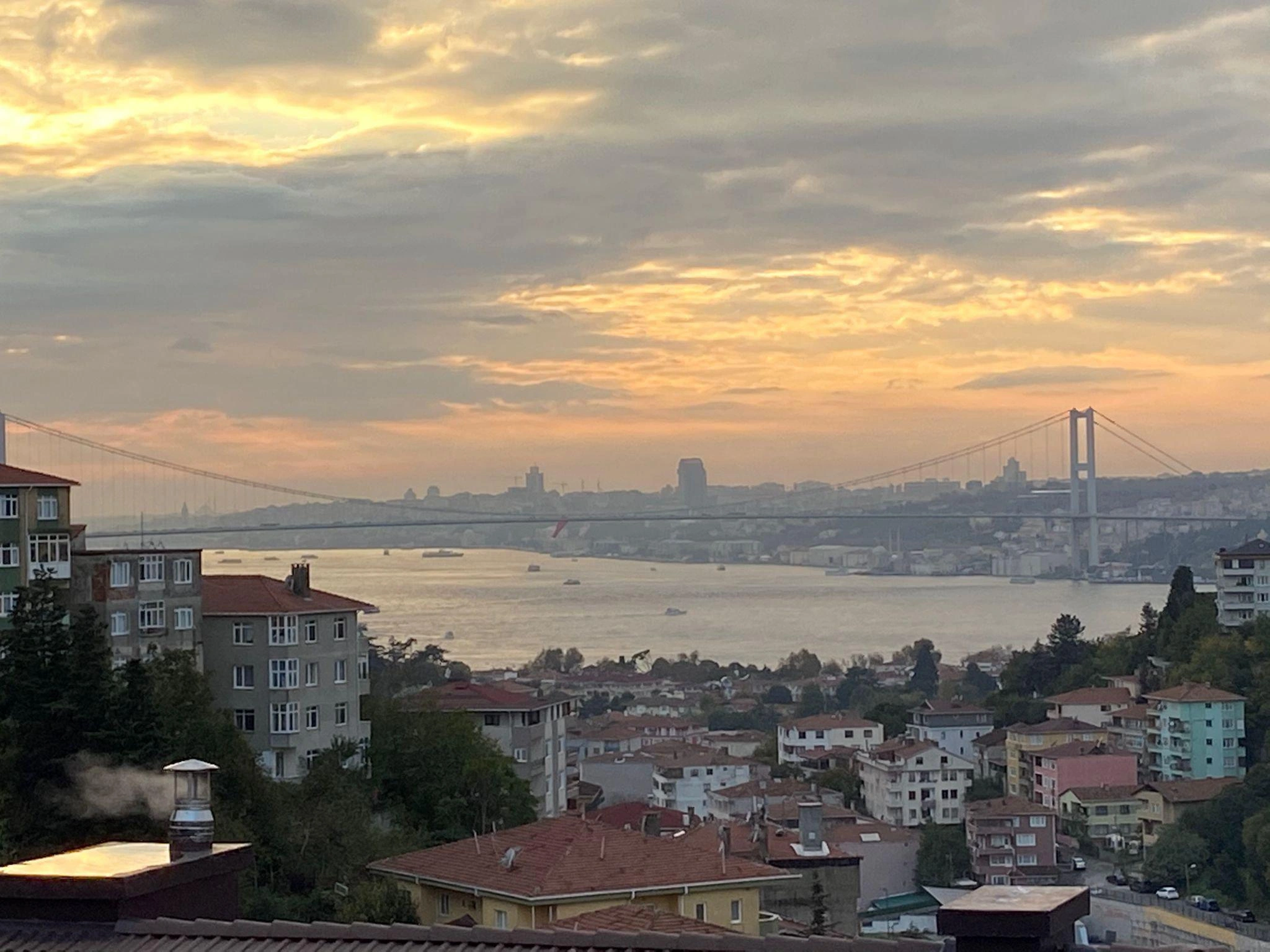 Apartments in a modern residential complex in Üsküdar, Istanbul, Turkey