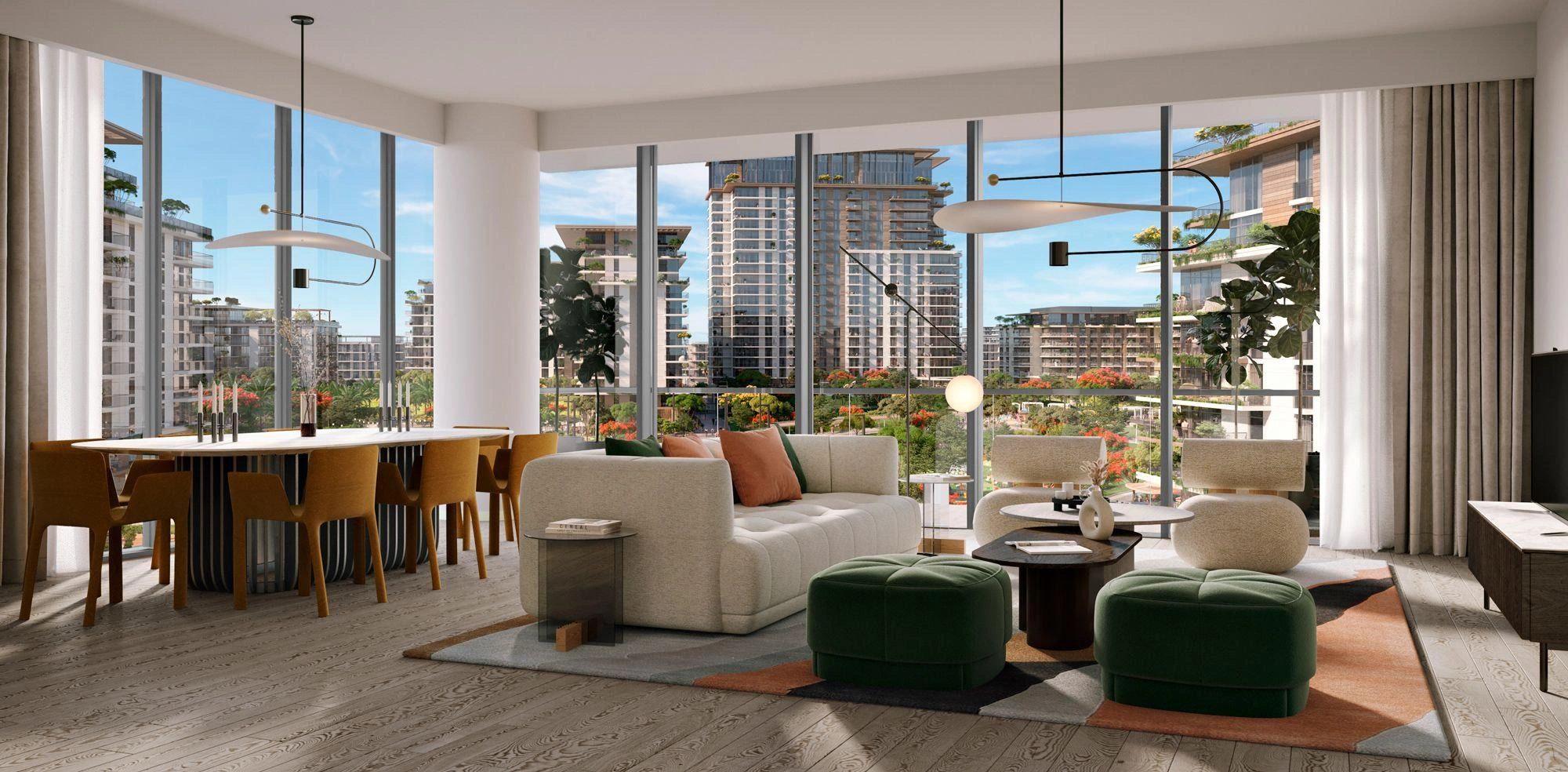 شقق Fern City Walk، دبي، الإمارات العربية المتحدة