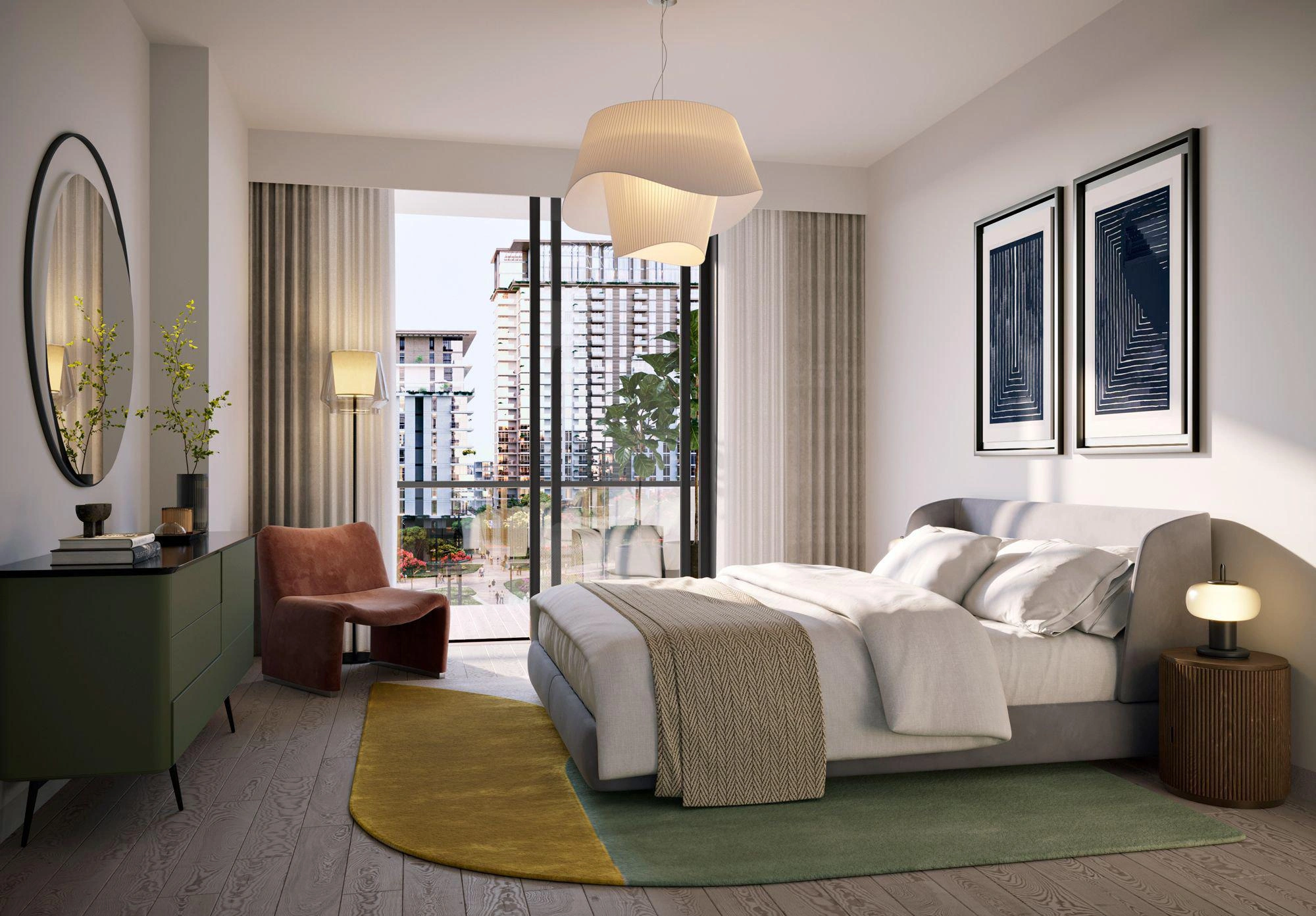 شقق Fern City Walk، دبي، الإمارات العربية المتحدة