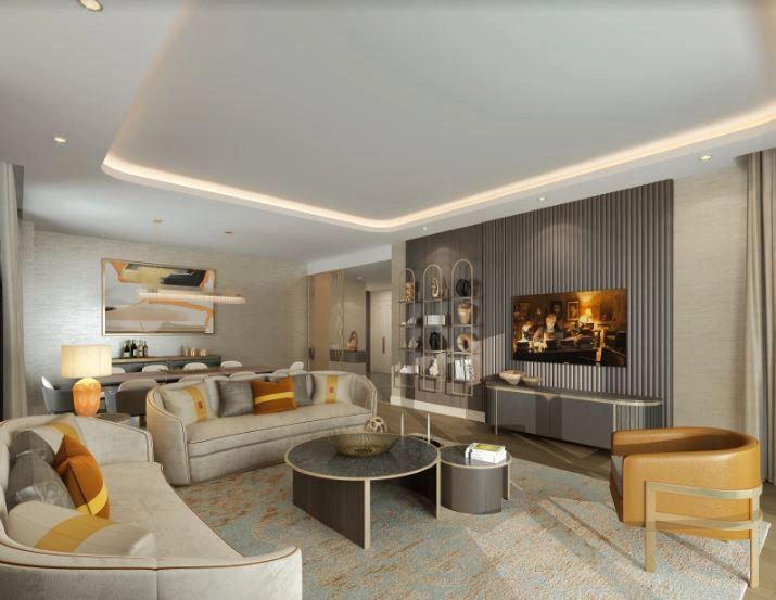 آپارتمانها در یک مجموعه مسکونی در استانبول، ترکیه