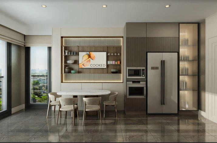 آپارتمانها در یک مجموعه مسکونی در استانبول، ترکیه