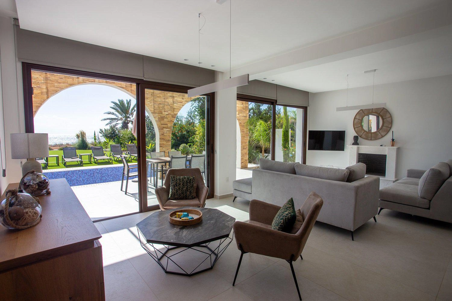 فيلات مطلة على البحر في آيا ثيكلّا، فاماغوستا، قبرص