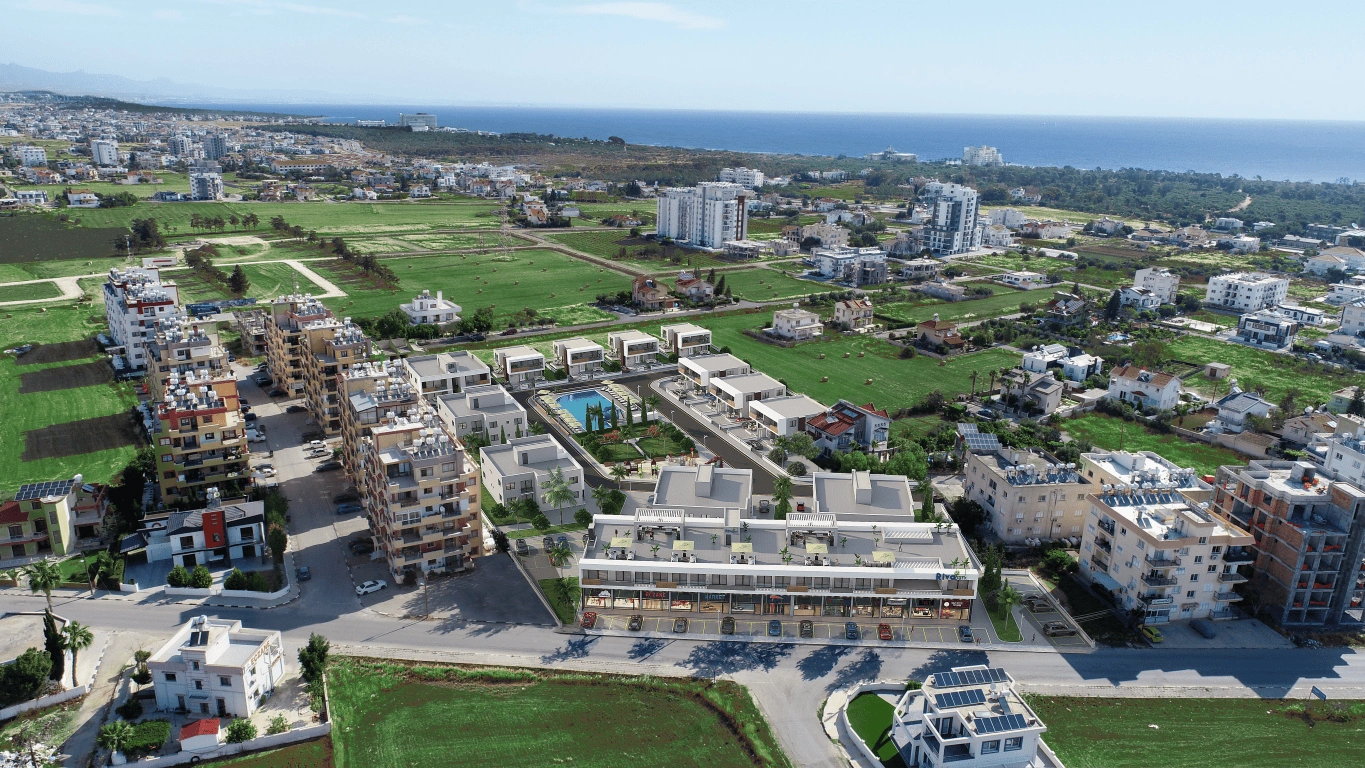 مجمع سكني فريد بمسبح خارجي في شمال قبرص