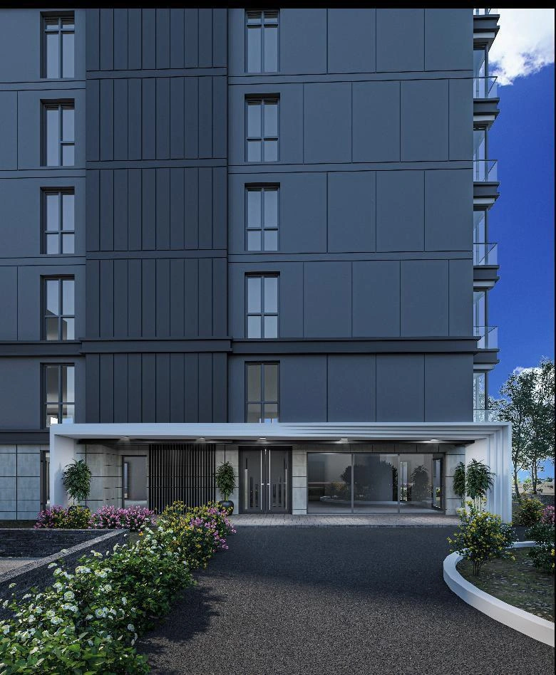 Apartments in a modern residential complex in Istanbul, Turkiye