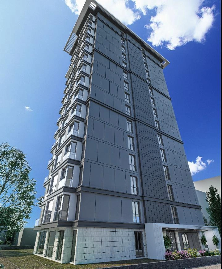 Apartments in a modern residential complex in Istanbul, Turkiye