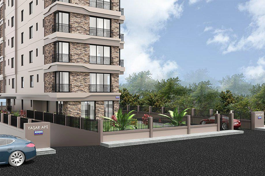 آپارتمانها در مجموعهای مسکونی نزدیک دریا در استانبول، ترکیه
