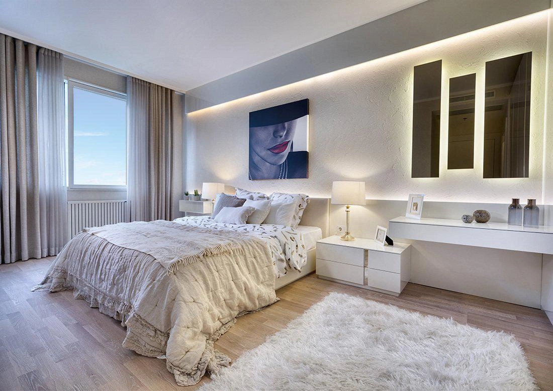 Apartments in a residential complex in Istanbul, Turkey