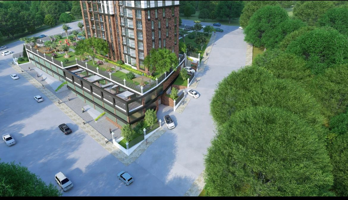 Apartments in a guarded residence in Istanbul, Turkiye