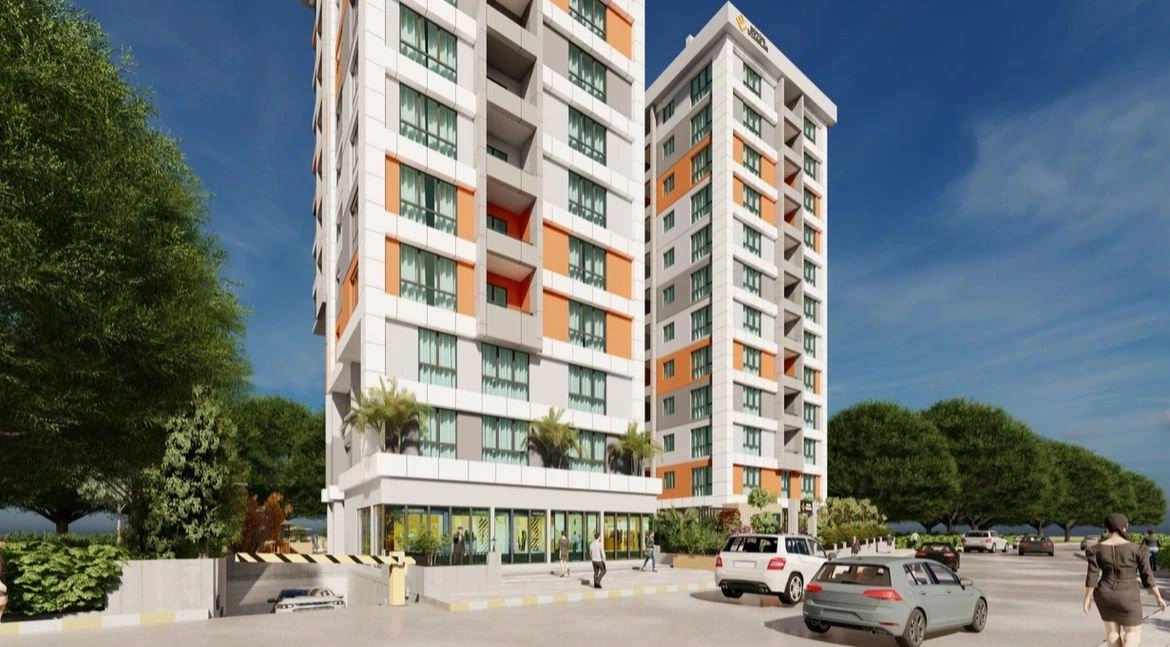 位于土耳其伊斯坦布尔的现代住宅小区公寓