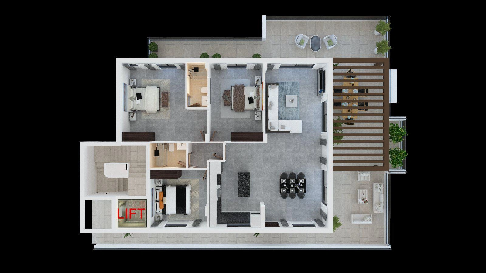 पाफोस, साइप्रस में प्रीमियम अपार्टमेंट्स