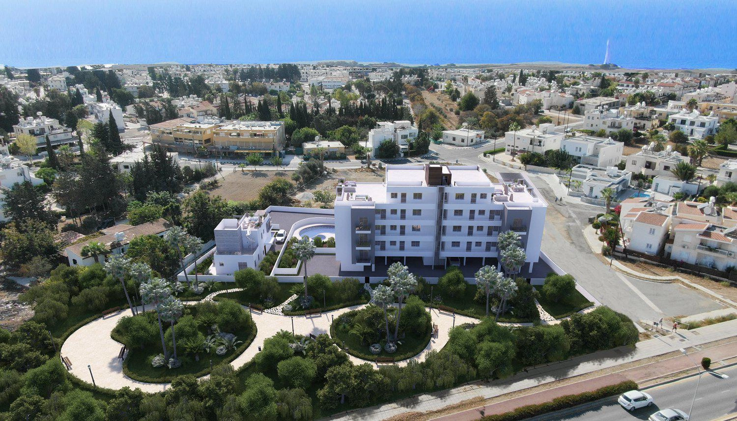 شقق على طراز المنتجعات في بافوس، قبرص