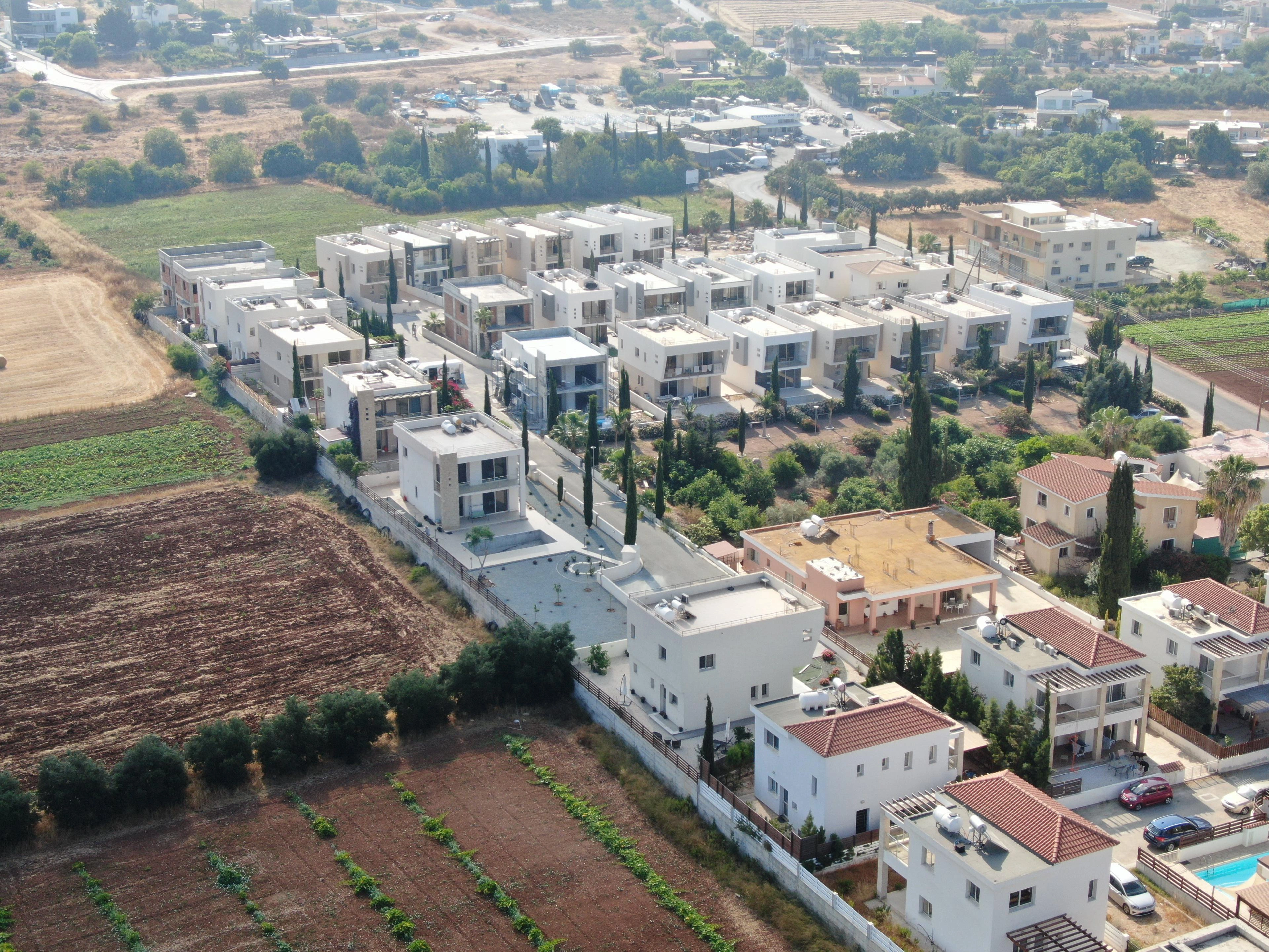 Villas in a modern residential complex in Paphos, Cyprus