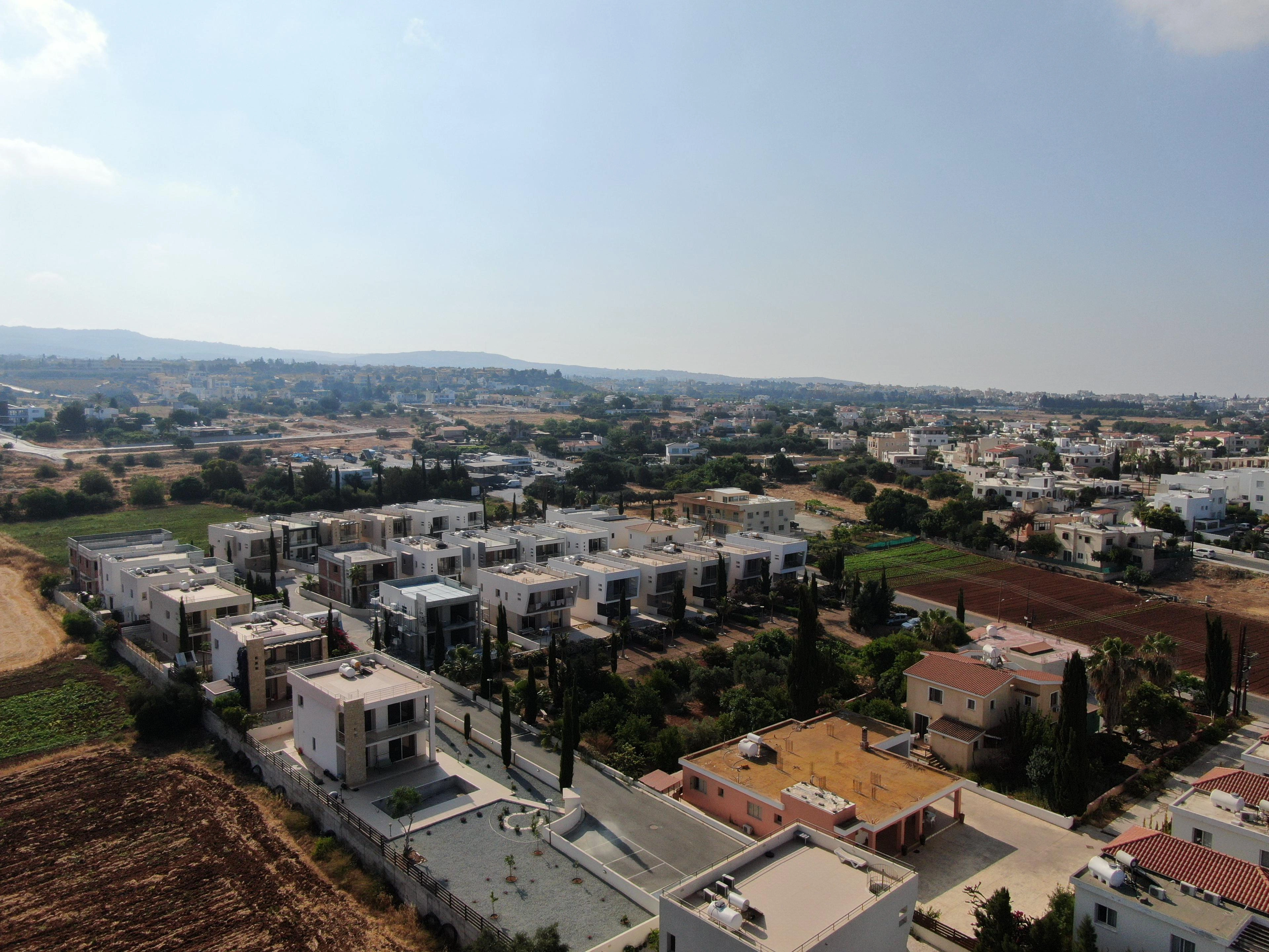 Villas in a modern residential complex in Paphos, Cyprus