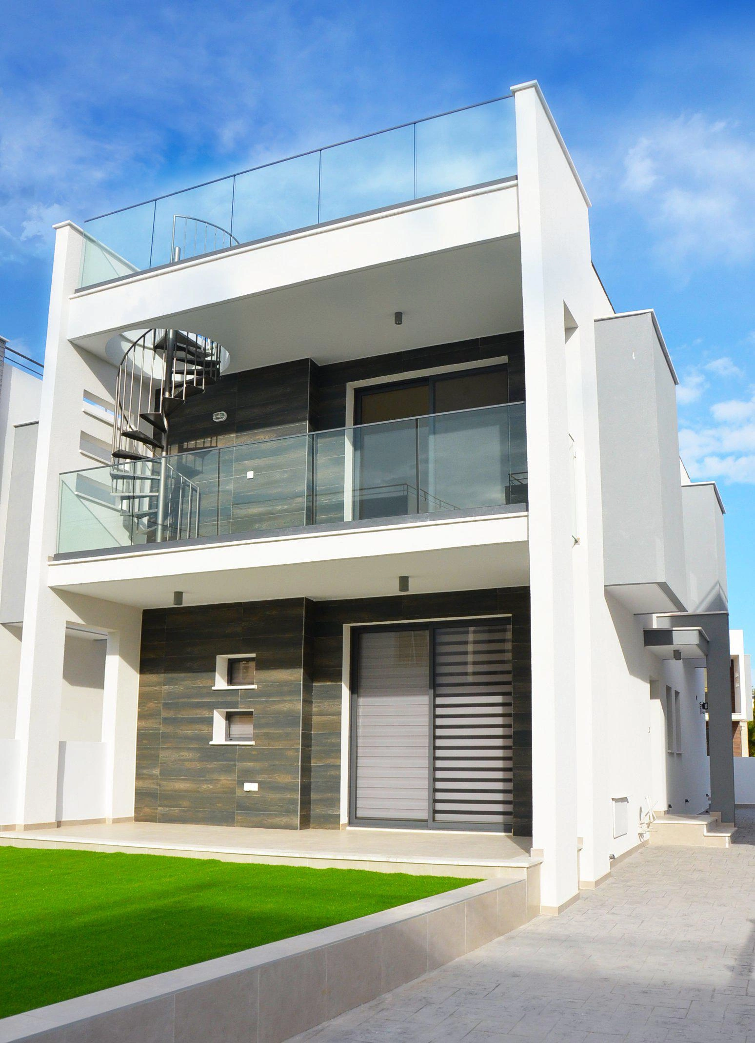 Villas in a modern residential complex in Paphos, Cyprus