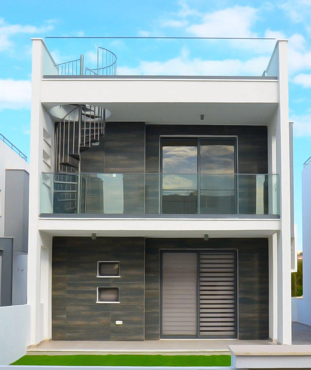 Villas in a modern residential complex in Paphos, Cyprus