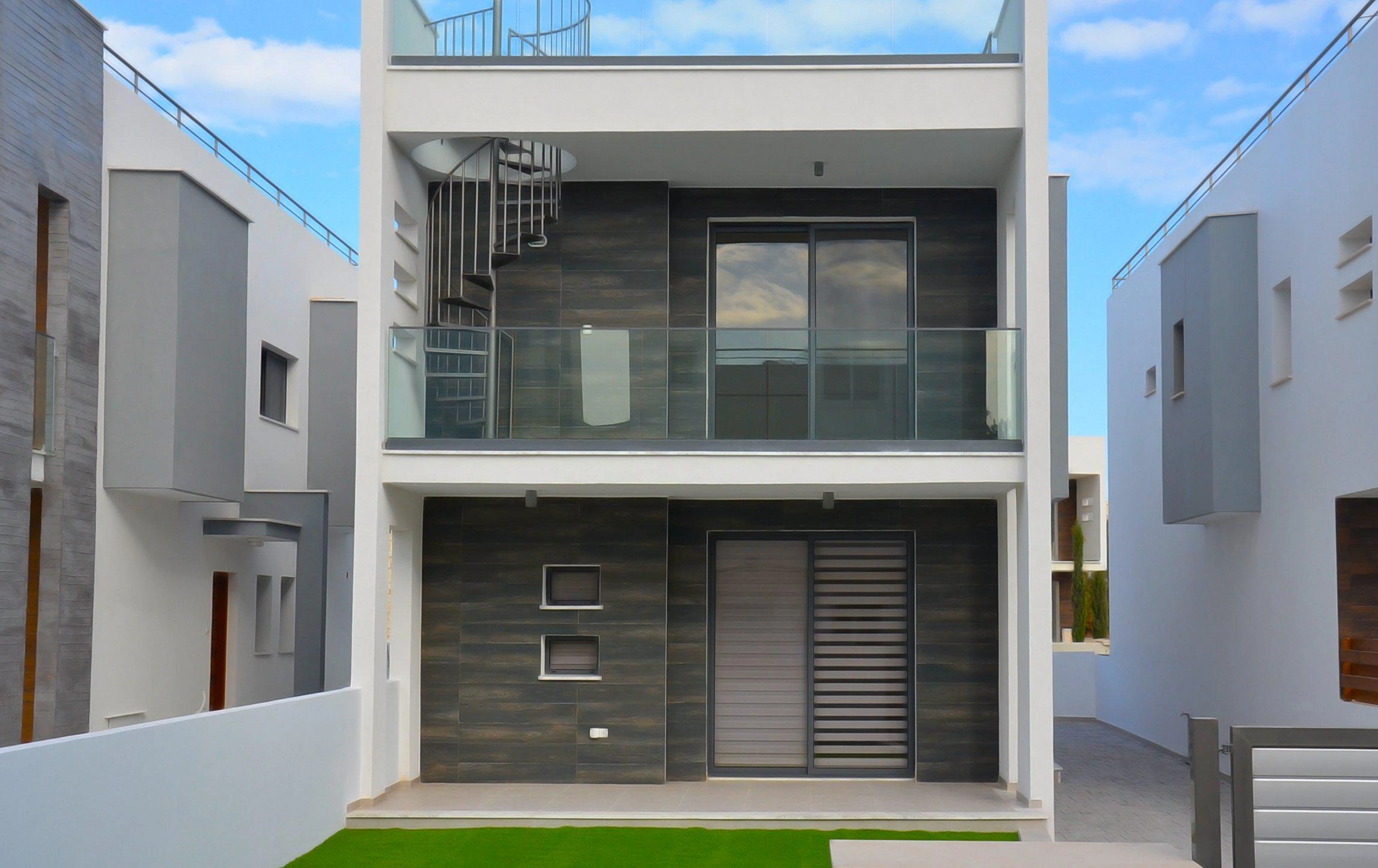 Villas in a modern residential complex in Paphos, Cyprus