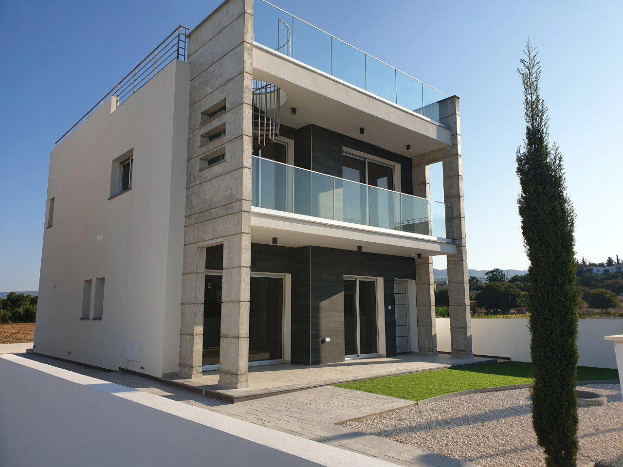 Villas in a modern residential complex in Paphos, Cyprus