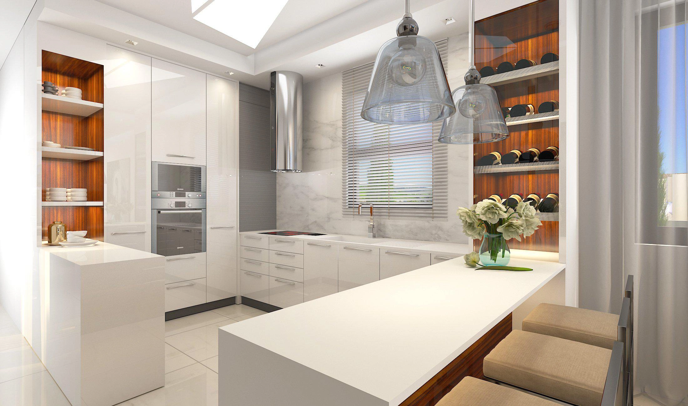 Villas in a modern residential complex in Paphos, Cyprus