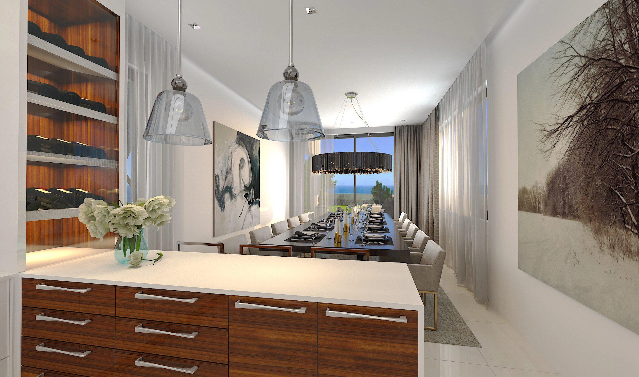 Villas in a modern residential complex in Paphos, Cyprus