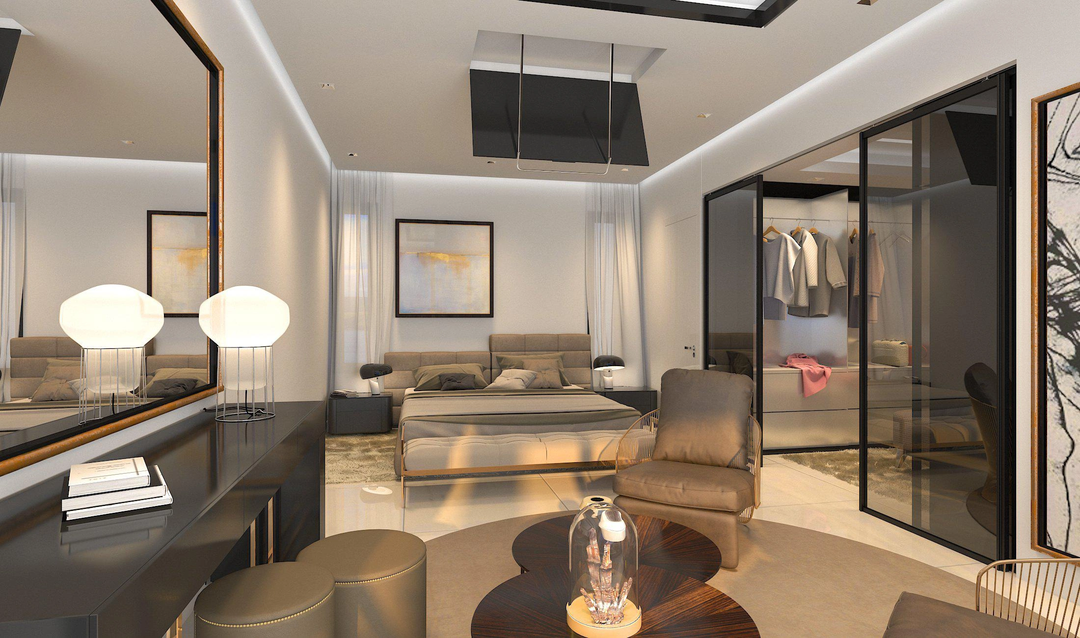 Villas in a modern residential complex in Paphos, Cyprus