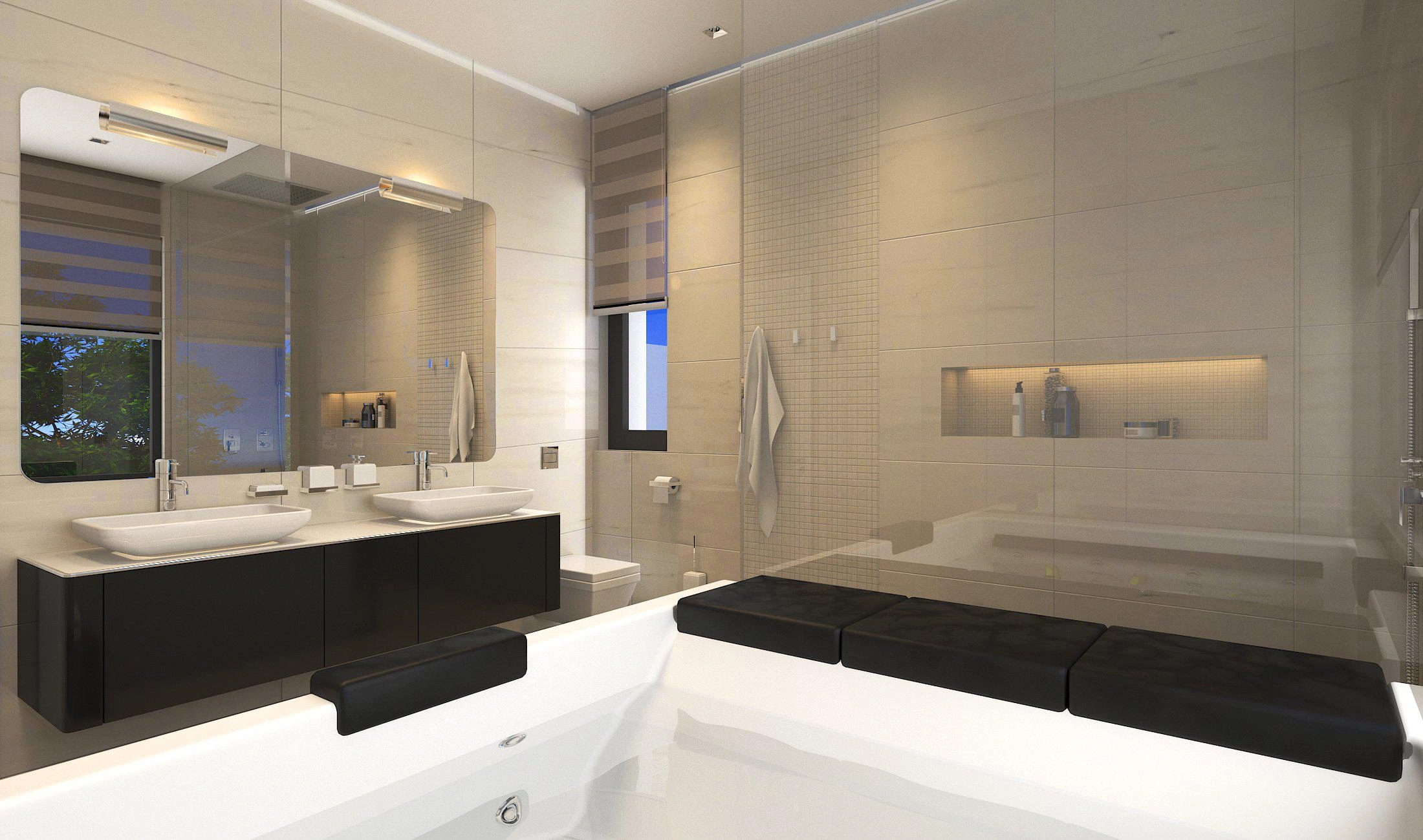 Villas in a modern residential complex in Paphos, Cyprus