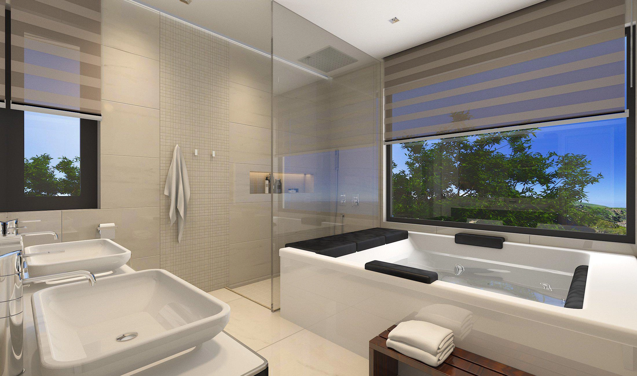 Villas in a modern residential complex in Paphos, Cyprus