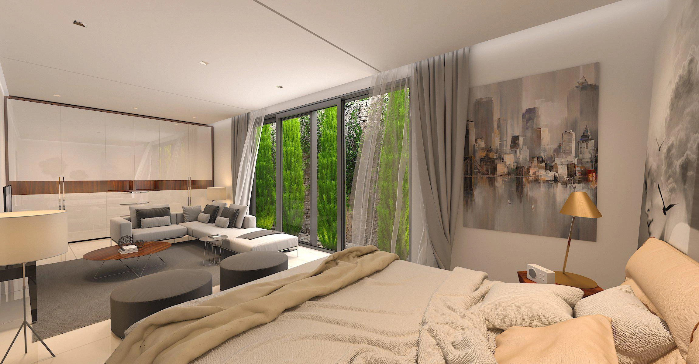 Villas in a modern residential complex in Paphos, Cyprus