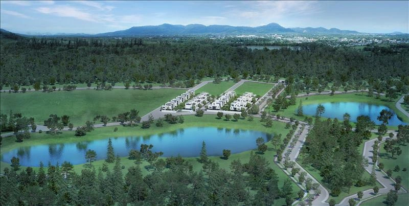 泰国普吉岛大型住宅区的别墅