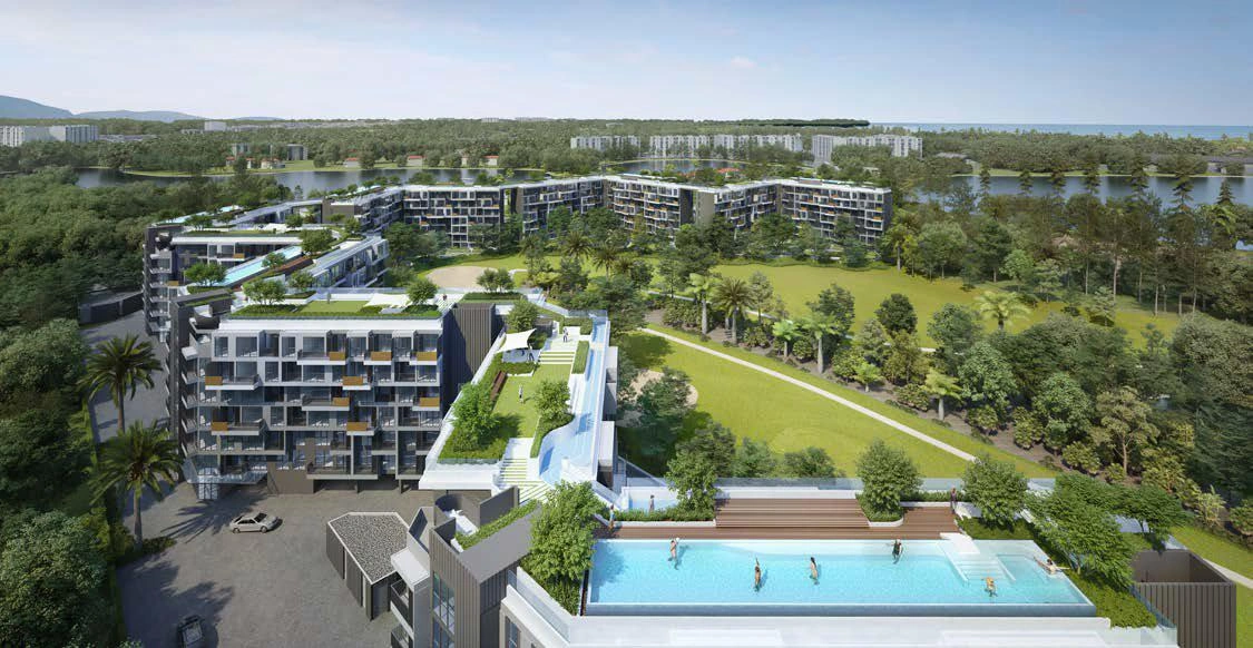 Residences in a luxury area in Phuket, Thailand