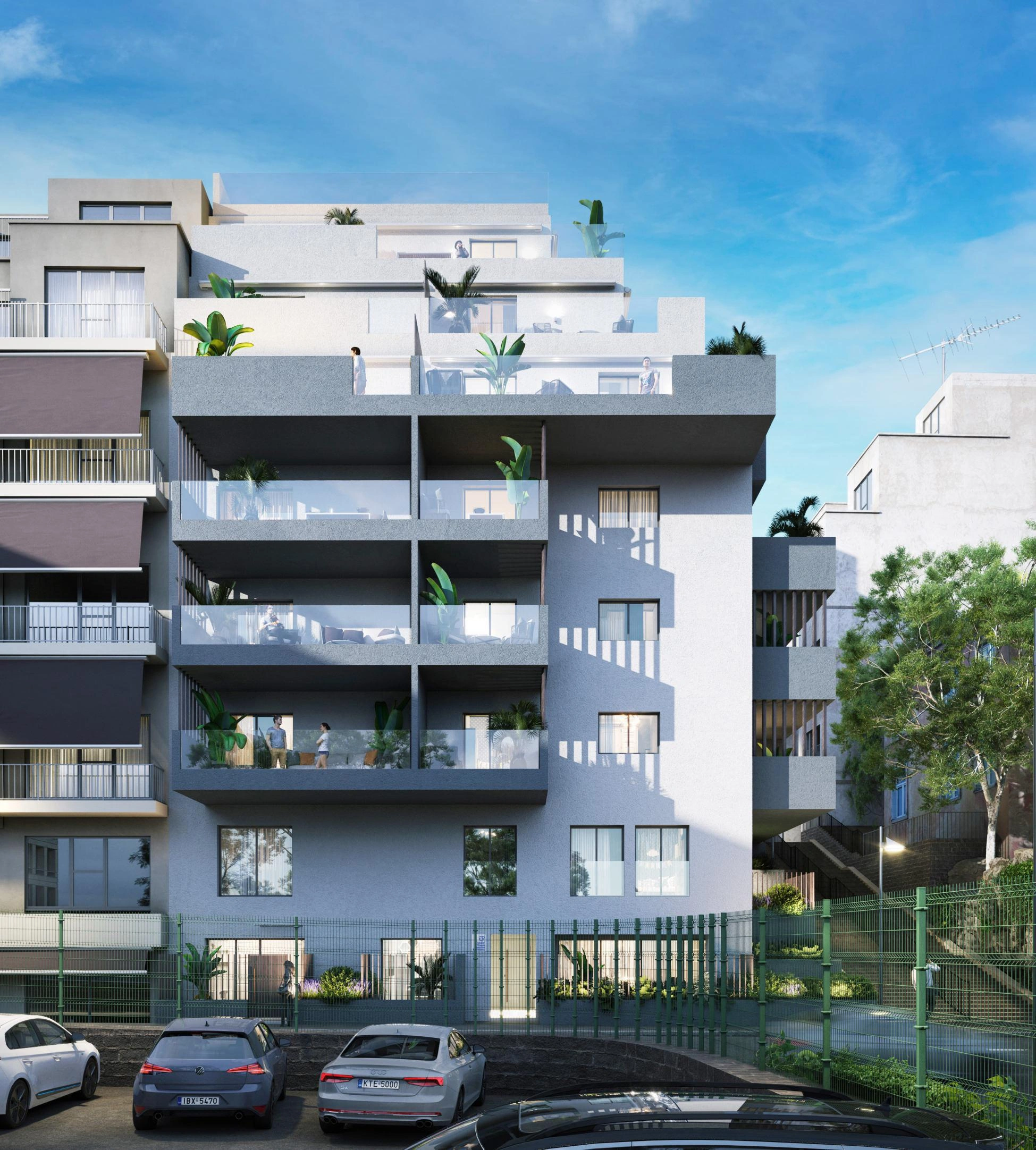 شقق في مجمع سكني حديث في أتيكا، اليونان