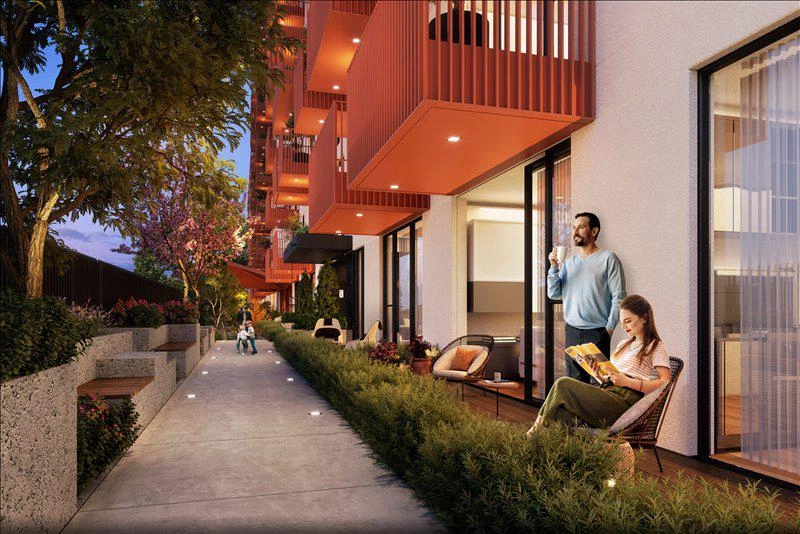 伊斯坦布尔现代住宅小区的公寓