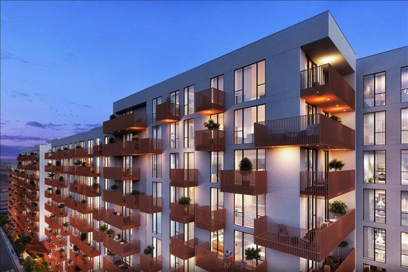 伊斯坦布尔现代住宅小区的公寓