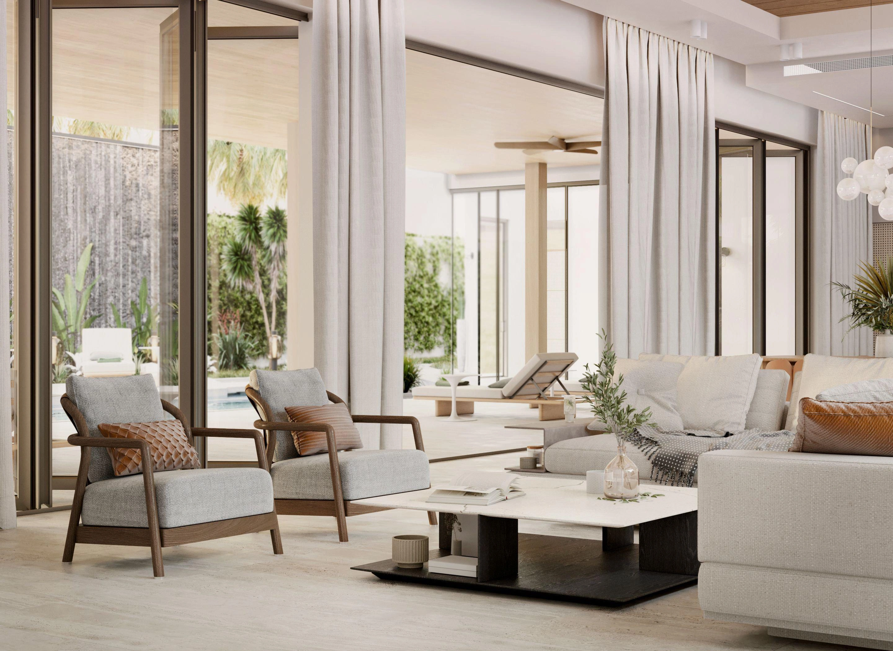 Villas in a new development project in Phuket, Thailand