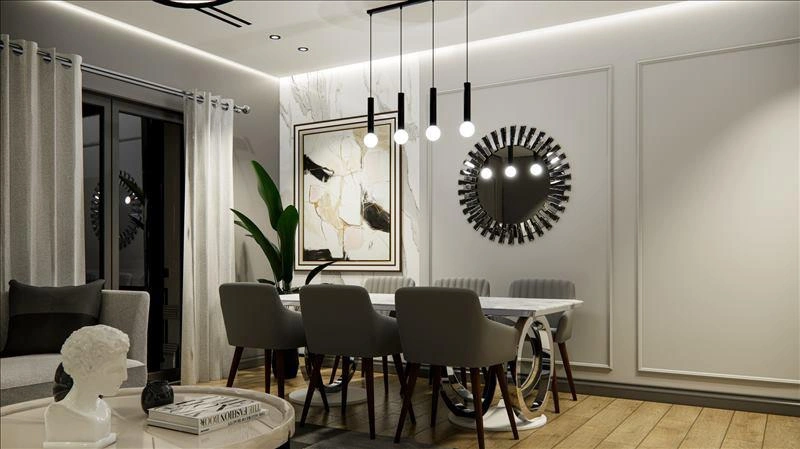 آپارتمانها در مجموعهای مسکونی در استانبول، ترکیه