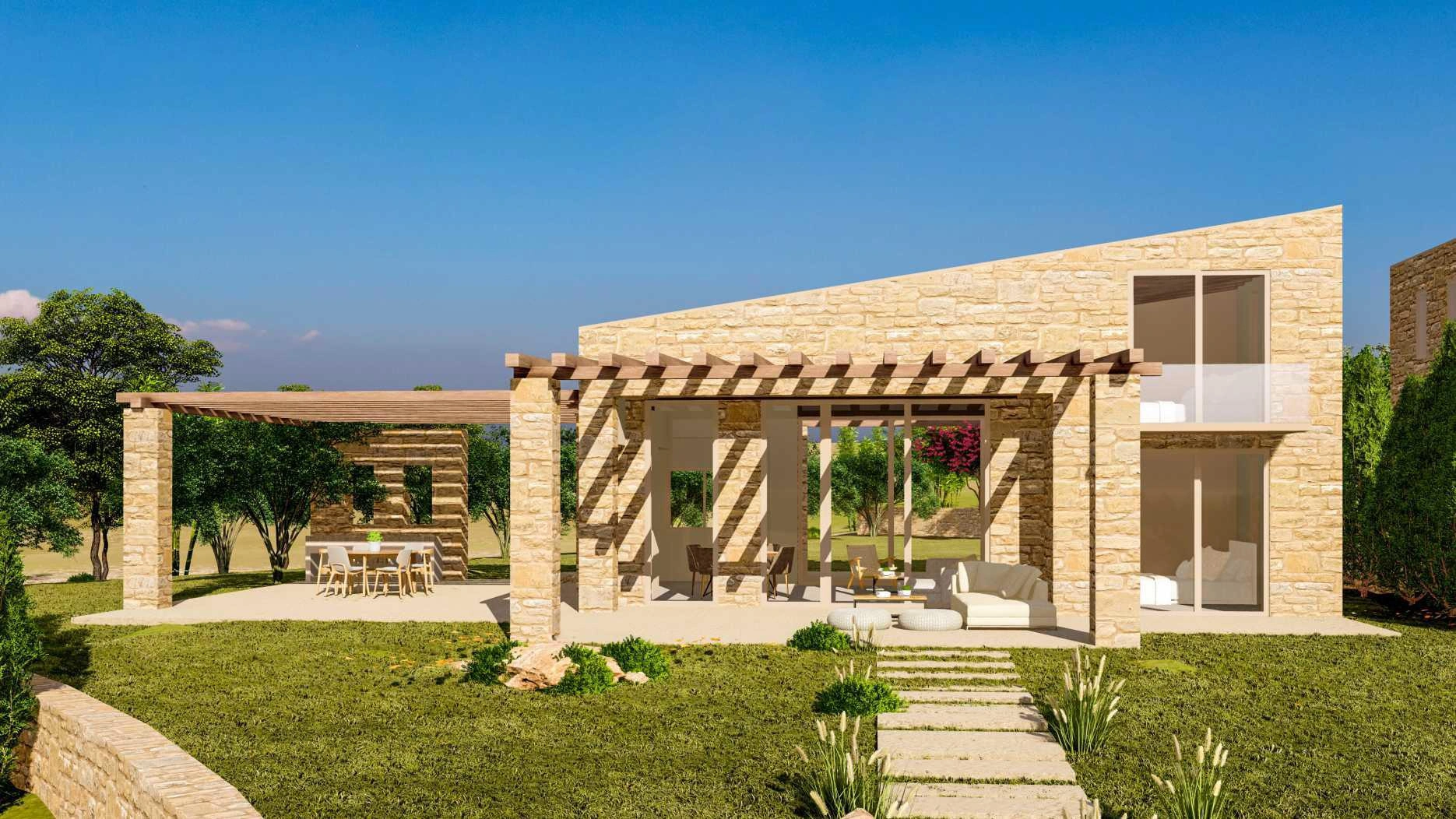 فيلات مع تراسات في كريت، اليونان