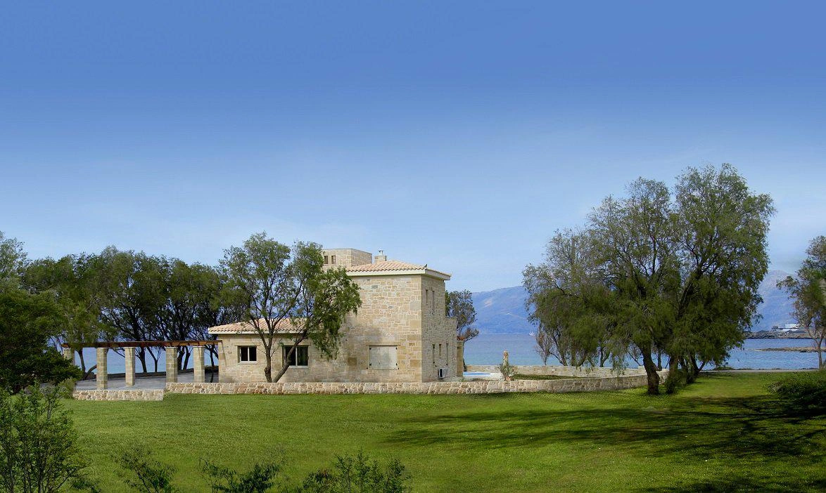 Villas with terraces in Crete, Greece
