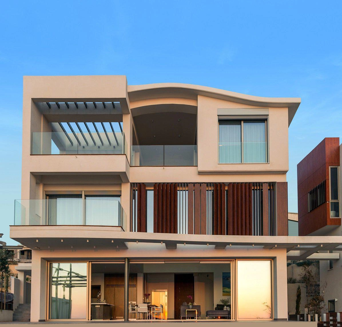 Modern villas in Paphos, Cyprus